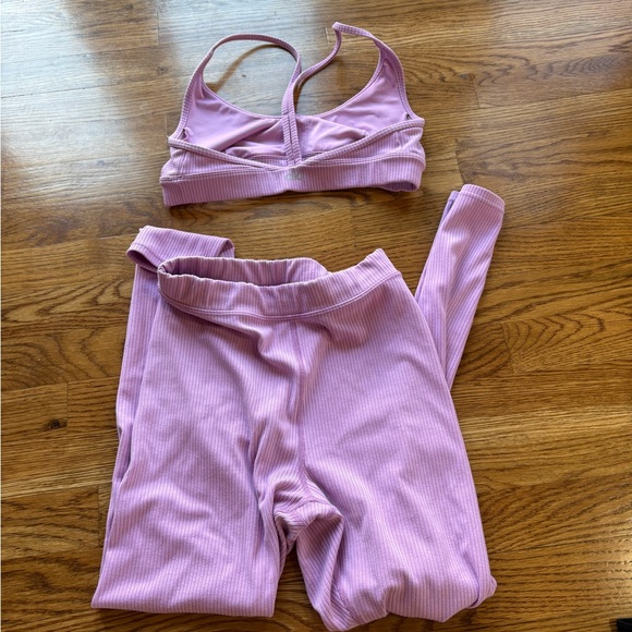Pink Ribbed Women's set - Picture 4 of 6